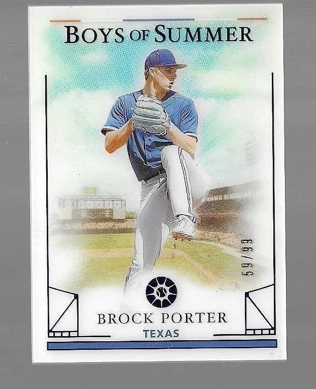 2024 Panini Boys of Summer - Brock Porter #31 Blue /99 (RC) - Image 1 of 2