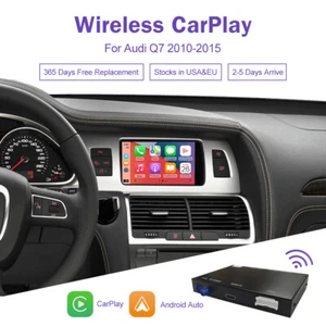 Wireless IOS CarPlay Android Auto Navi Mirror Link Decoder For Audi Q7 2010-2015 - Picture 1 of 6