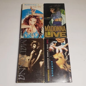Madonna VHS Tape Lot Virgin Tour Live 4, Virgin , Video Collection, 2001 Tour - Picture 1 of 22