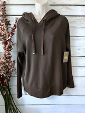 NEW Women's Athletic Works Black Long Sleeve Pullover Yoga Hoodie Size S NWT