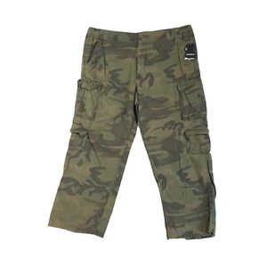 NOBO No Boundaries camo cargo pants men's 46 x 32 Woodland outdoor hunting NEW - Picture 1 of 12