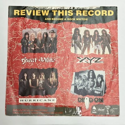 Raw Cuts - Great White / Hurricane / XYZ / Dead On - 1990 Raw 7" Vinyl - VOL ONE - Image 1 of 4