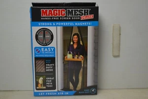 Magic Mesh Deluxe Hands Free Magnetic Screen Door 39"x83" - Black (MM011124) - Picture 1 of 2