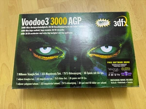 3DFX Voodoo 3 3000 AGP OVP Sammler RAR - Afbeelding 1 van 3