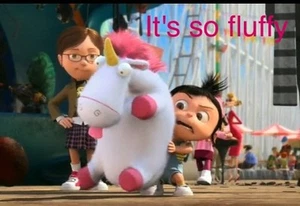 It's So Fluffy - Despicable Me hierro en transferencia 5x8 - Imagen 1 de 1