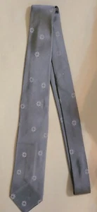 Juilliard Grey Embossed Men's Tie Vintage 50s-60s - Picture 1 of 3