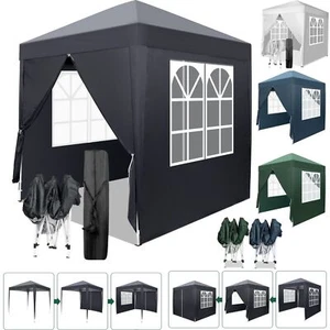 Faltpavillon Gartenpavillon 2x2M Gartenzelt UV-Schutz 50+ mit 4 Seitenteilen DE - Bild 1 von 17