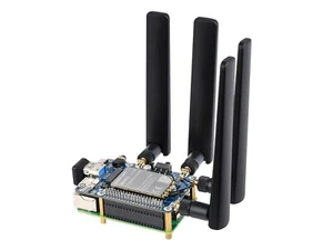 Sombrero Waveshare RM520N-GL 5G para Raspberry Pi con estuche cuatro antenas LTE-A global - Imagen 1 de 10
