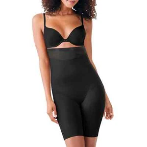Flexees Cool Comfort Black Anti-Cellulite Ultra Firm Hi Waist Thigh Slimmer XL - Picture 1 of 5