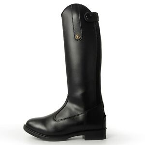 CHILDRENS LONG Riding Boots BROGINI MODENA PICCINO SYNTHETIC BLACK