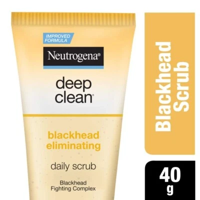 2x Neutrogena Deep Clean Blackhead Eliminiting Scrub, 40g Daily Scrub - Image 1 of 4