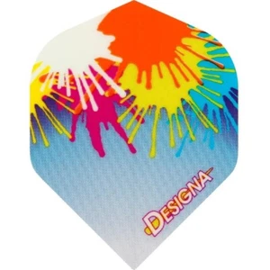 COLOUR SPLAT STANDARD DART FLIGHTS - Picture 1 of 1