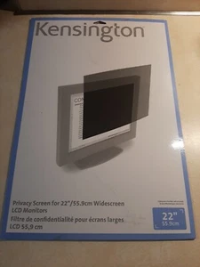 NEW Kensington K55786WW LCD Monitor Privacy Screen 22/55.8cm Filter 22in Wide - Picture 1 of 2