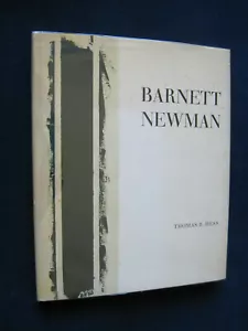BARNETT NEWMAN by THOMAS B. HESS 1st Ed in Jacket, 1 of Few Hardbound Copies - Picture 1 of 8