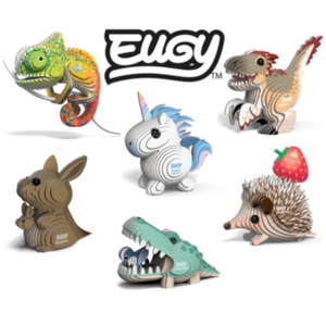 Eugy Eco Puzzle 3D 100+ Único Animal Fantasía Figuras Juguetes Divertido Coleccionable - Imagen 1 de 130
