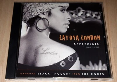 LATOYA LONDON - Appreciate - US PROMO CD Single R&B Rnb BLACK THOUGHT THE ROOTS - Bild 1 von 4