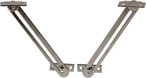 Klappenstütze Set Klappenhalter Hochstellstütze Klappenbeschlag 150 mm Klappe - Bild 1 von 6