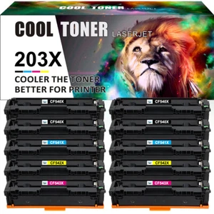 10x Toner Kompatibel für HP CF540X LaserJet Pro MFP M280nw M281fdw M281fdn - Bild 1 von 10