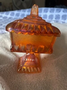 carnival glass candy dish - Picture 1 of 2