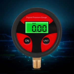 Manometro Digitale Pneumatici LCD Misuratore Di Pressione 0-200PSI Per Auto - Picture 1 of 12