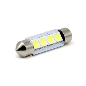 PASSEND FÜR MERCEDES-BENZ AUTO INNENRAUM 41MM 4SMD LED 5050 GIRLANDE XENON BIRNE FEHLERFREI - Bild 1 von 24