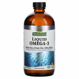 Liquid Omega-3, Deep Sea Fish Oil EPA/DHA, Orange, 16 fl oz (480 ml)