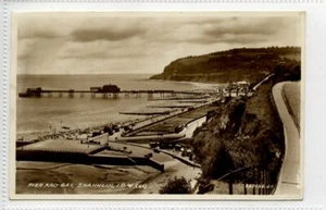 (Gc5828) RPPC, Pier and Bay, Shanklin, Isle of Wight 1946 - Picture 1 of 2