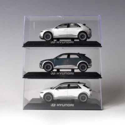 Hyundai Ioniq 5 Mini Coche Diecast Escala 1:43 Motor Miniatura Pantalla Juguete 3 Colores Foto 1 de 4