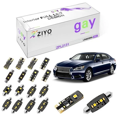 LED Interior Light Kit for Lexus LS460 LS600h White Dome Light Bulbs Upgrade - Image 1 of 4