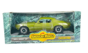 #7128 Ertl Forest Green/Black 1970 1/12 Camaro Z28 ~ 1:18 1999 Sealed Diecast - Picture 1 of 7