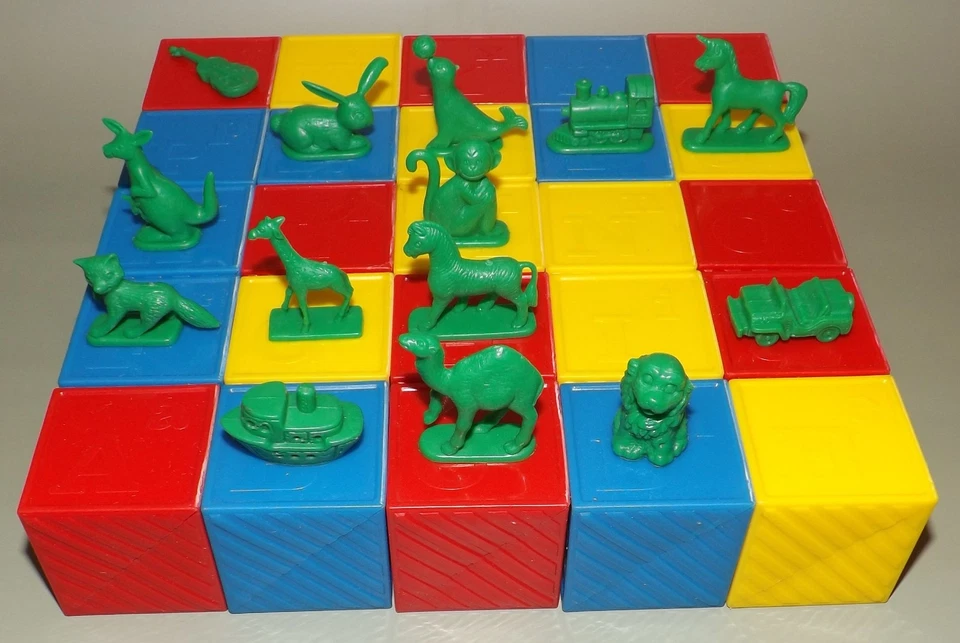 Bloques ocupados Tupperware 1971 vintage ~ bloques y figuras de reemplazo, tú eliges Foto 1 de 1