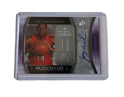 2005-06 SP AUTHENTIC #106 Joey Graham AUTO  RC  #1104/1299 Toronto Raptors  - Image 1 of 4
