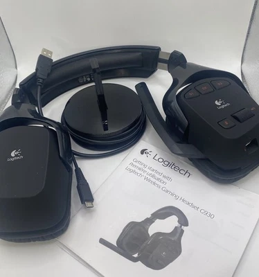 Auriculares Logitech G930, Base de Carga + Dongle Receptor USB *regalo Nunca Usé Foto 1 de 4
