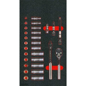 PROTO J52222KV Socket Sets,Head Shape Pear,29 pieces 806K95 - Picture 1 of 1