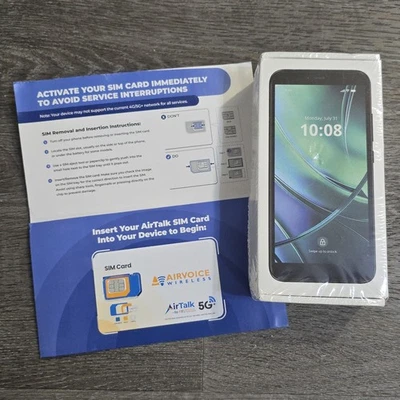 Foxx A56 Smart Phone Black | Android Phone - 16GB Factory Sealed NEW - Image 1 of 4