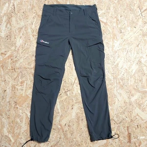 32x32 BERGHAUS Hombres Pantalones de Caminar Pantalones de Carga Gris Exterior Senderismo 32R - Imagen 1 de 16