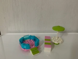 Lego Friends Emma's piscina y tumbona (Falta Emma y sin instrucciones) - Imagen 1 de 1