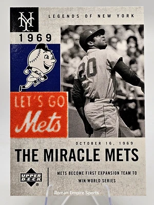 2001 Upper Deck Legends of New York #82 Tommie Agee New York Mets - Image 1 of 3