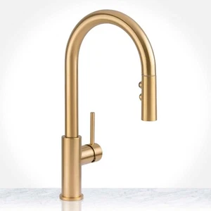 Miseno MNO191L 1.8 GPM Pull Down Kitchen Faucet - Brushed Gold - Foto 1 di 7