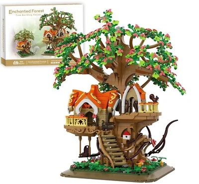 Enchanted Forest Treehouse Building Kit – LED Light-Up Model Set - Image 1 of 4
