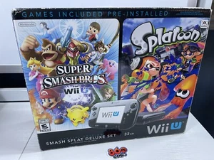 Nintendo Wii U Super Smash Splatoon Deluxe BOX ONLY - Picture 1 of 10