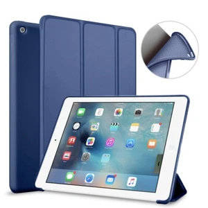Magnetic Silicone Trifold Case For iPad Mini 3 4 5 6 7 Air Pro 9.7 10.2 10.9 11 - Picture 1 of 14