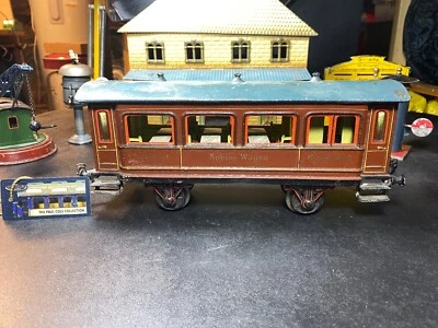 VINTAGE 1910-20 MARKLIN 1 OR 2 GAUGE DINING CAR  PAUL COLE COLLECTION C-6 GRADE - Image 1 of 4