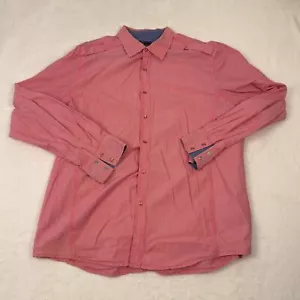 INC International Concepts Herren Button Down Hemd 2XL Rosa Gestreift Langarm - Bild 1 von 5