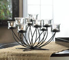 Iron Bloom Candle Centerpiece