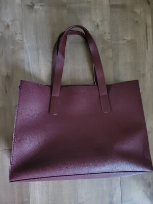 Bolso de Mano Rachel Zoe Borgoña Nudo Arialith en Burdeos Grande LEER Foto 1 de 4