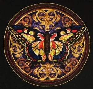 DIMENSIONS Gold Collection Petites ORNATE BUTTERFLY Counted Cross Stitch Kit - Picture 1 of 3