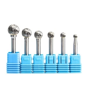 6mm Shank Carbide Head Burr Rotary Drill Bits Tools Cutter Files Set - Picture 1 of 19