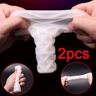 2X Male Penis Sheath Penis-Sleeve-Girth-Condoms-Extender-Enlarger-Enhancer Adult