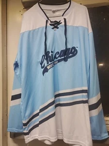 White Sox Baseball Stadium Giveaway Hockey Jersey 4/27/24 Shirt Top Blue XL - Picture 1 of 6